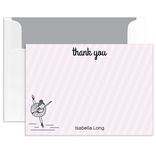 Ballerina Flat Thank You Note Cards